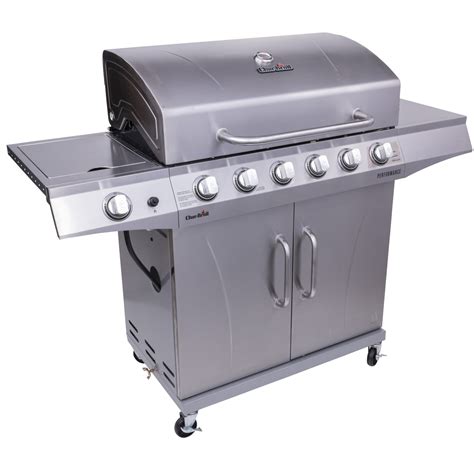 char-broil performance series 6-burner gas grill with stainless steel cabinet|Char-Broil burner replacement instructions.